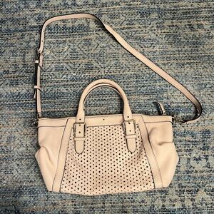Kate Spade Sloan Mercer Isle Perforated Satchel Crossbody Purse